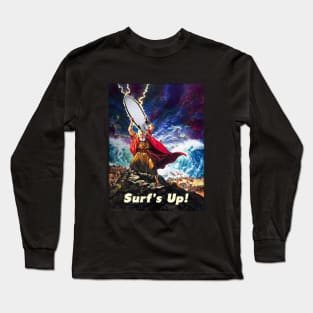 Moses - Hangin' Ten Commandments Long Sleeve T-Shirt